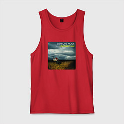 Майка мужская хлопок Depeche Mode - A Broken Frame Album, цвет: красный