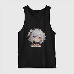 Майка мужская хлопок Хьока, цвет: черный