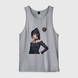 Майка мужская хлопок Shadowheart - балдурс гейт 3, цвет: меланж