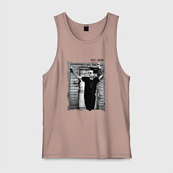 Майка мужская хлопок Depeche Mode - Dave Gahan by Anton Corbijn, цвет: пыльно-розовый