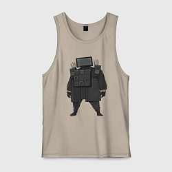 Мужская майка Skibidi toilet TV Man boss