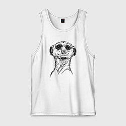 Мужская майка Сурикат любопытный