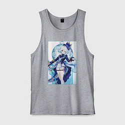 Майка мужская хлопок Фурина - Геншин импакт, цвет: меланж