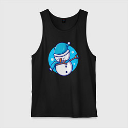 Мужская майка Dab snowman