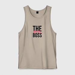 Мужская майка The real boss