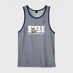 Мужская майка FBI - beer inspector