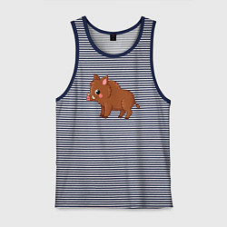 Мужская майка Милый кабанчик