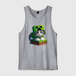 Мужская майка Kitten creeper collaboration - ai art