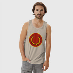 Майка мужская хлопок Рим Октавиана Total War: Rome II, цвет: миндальный — фото 2