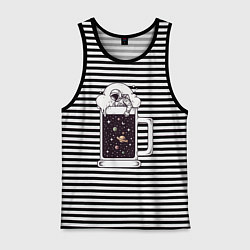 Мужская майка Космический пивас