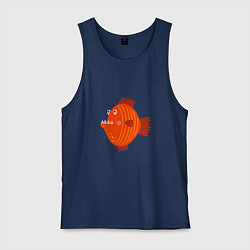 Мужская майка Зубастая рыба