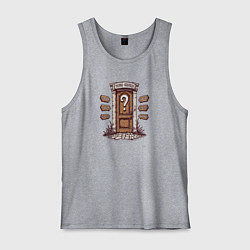 Майка мужская хлопок Сделай свой выбор, цвет: меланж