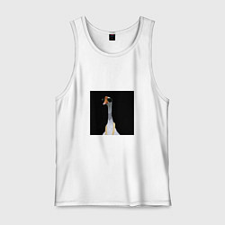 Майка мужская хлопок Cool goose, цвет: белый
