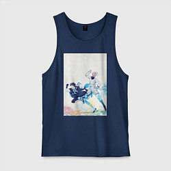 Майка мужская хлопок Ванитас Ной Архивист, цвет: тёмно-синий