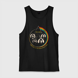 Майка мужская хлопок Pink Floyd rock, цвет: черный