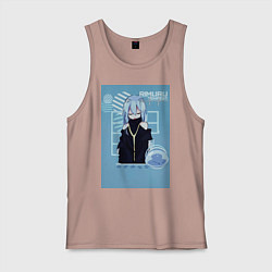 Майка мужская хлопок О моём перерождении в слизь Римуру Темпест девушка, цвет: пыльно-розовый