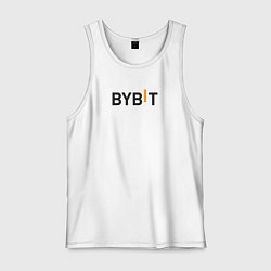 Майка мужская хлопок Bybit, цвет: белый