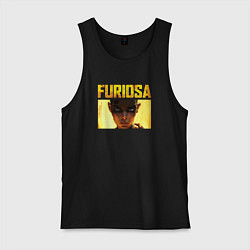 Майка мужская хлопок Фуриоса - Хроники Безумного Макса, цвет: черный
