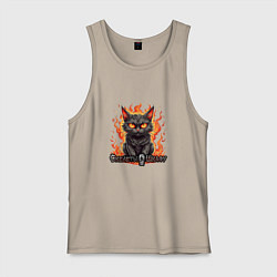 Мужская майка Арт котики