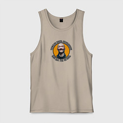 Мужская майка Бронсон-тяжело быть холодным когда ты огонь