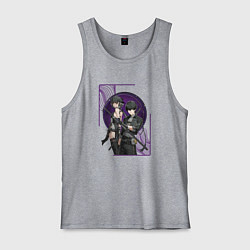 Майка мужская хлопок Wuthering Waves Rovers, цвет: меланж