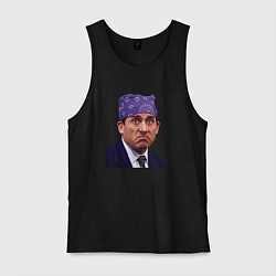 Майка мужская хлопок Prison mike Michael Scott офис, цвет: черный