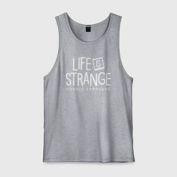 Мужская майка Life is strange double exposure logo