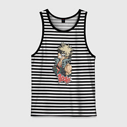 Мужская майка Моя геройская академия Бакуго взрыв