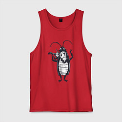 Мужская майка Таракан скрипач