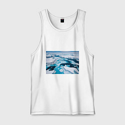 Мужская майка Арктический лед