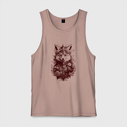 Мужская майка Нарядная лиса