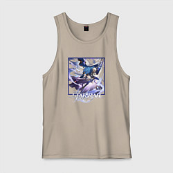 Майка мужская хлопок Арлан хонкай, цвет: миндальный