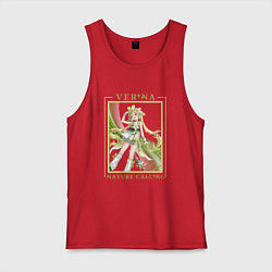 Майка мужская хлопок Verina Nature Calling, цвет: красный