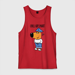 Мужская майка Chill guy smart
