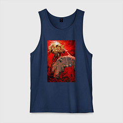 Майка мужская хлопок Empire of Humanity - Warhammer, цвет: тёмно-синий