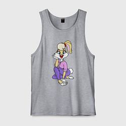 Майка мужская хлопок Lola Bunny, цвет: меланж