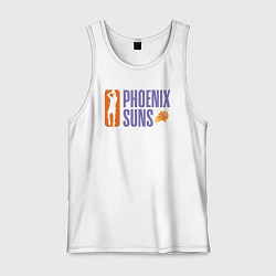 Майка мужская хлопок Phoenix Suns play, цвет: белый