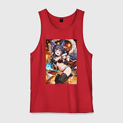Майка мужская хлопок Yuel Yuri sexy Granblue Fantasy, цвет: красный