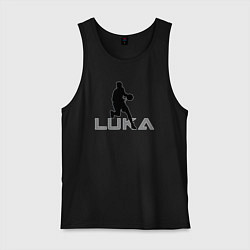 Майка мужская хлопок Luka basketball, цвет: черный