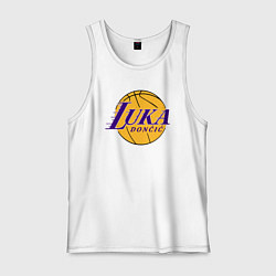 Майка мужская хлопок Luka Doncic Lakers, цвет: белый