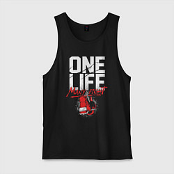 Мужская майка One life many fight