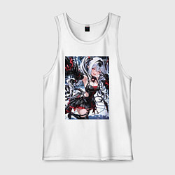 Майка мужская хлопок Jetavie Punishing Gray Raven, цвет: белый