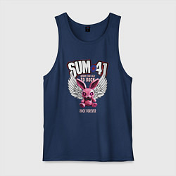 Мужская майка Sum 41 розовый кролик