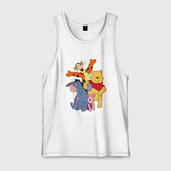 Мужская майка Винни-Пух и друзья