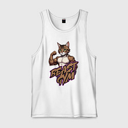 Мужская майка Beast gym cat