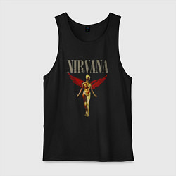 Мужская майка Rock nirvana in utero