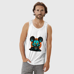 Майка мужская хлопок УльтраМикки, цвет: белый — фото 2