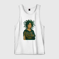 Майка мужская хлопок Билли Айлиш Гаргона, цвет: белый