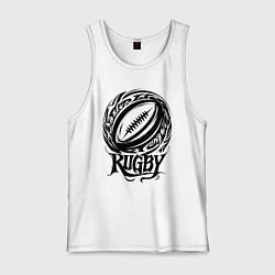 Мужская майка Регби орнамент