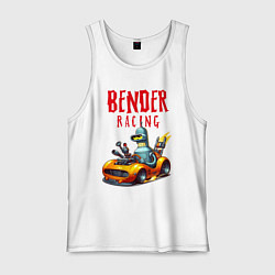 Мужская майка Bender racing - ai art fantasy